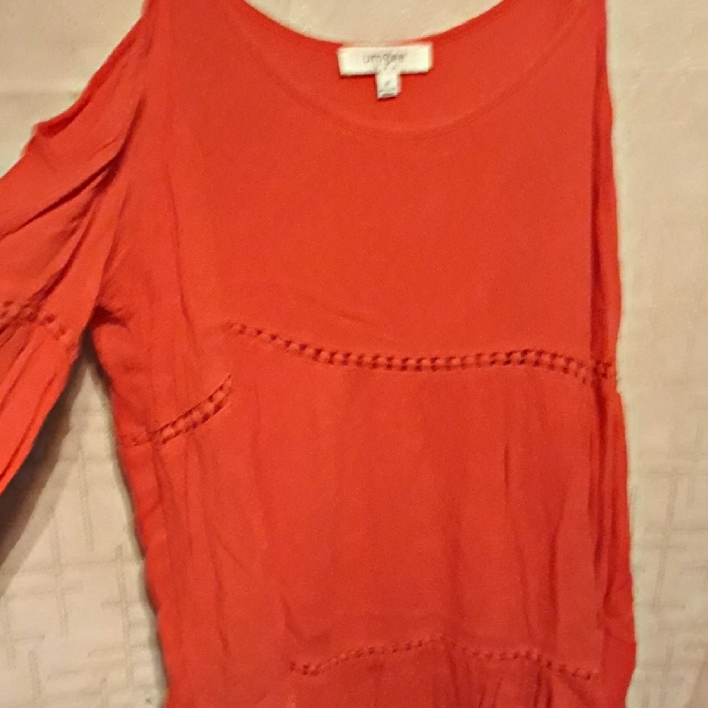 Cold shoulder mini dress or tunic